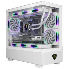 CAJA MICROATX XC-301 GLASS ARGB BLANCO KEEPOUT-AA12 CAJA MICROATX XC-301 GLASS ARGB BLANCO KEEPOUT